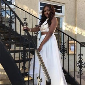 Beautiful two piece prom dress!